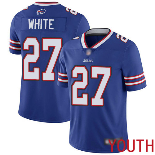 Youth Buffalo Bills 27 Tre Davious White Royal Blue Team Color Vapor Untouchable Limited Player NFL Jersey